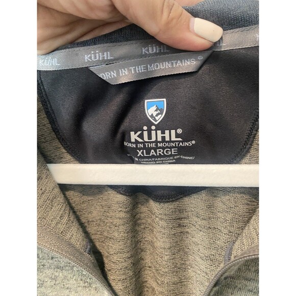 Kuhl Born In The Mountains 1/4 Zip KUHL Ryzer Pullover Sweater Size XL - Picture 7 of 9